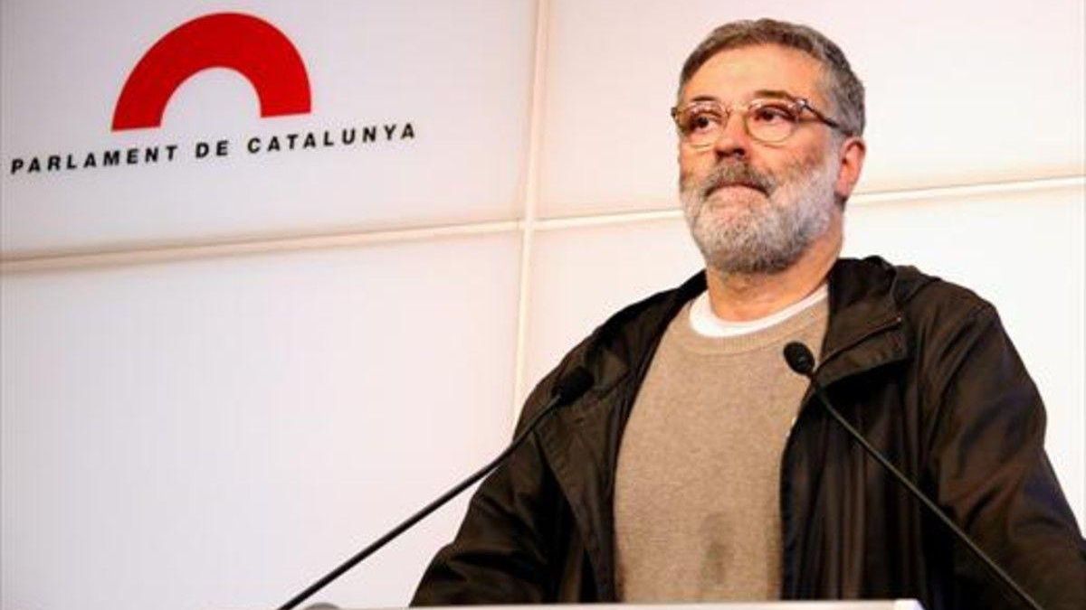 El diputado de la CUP Carles Riera