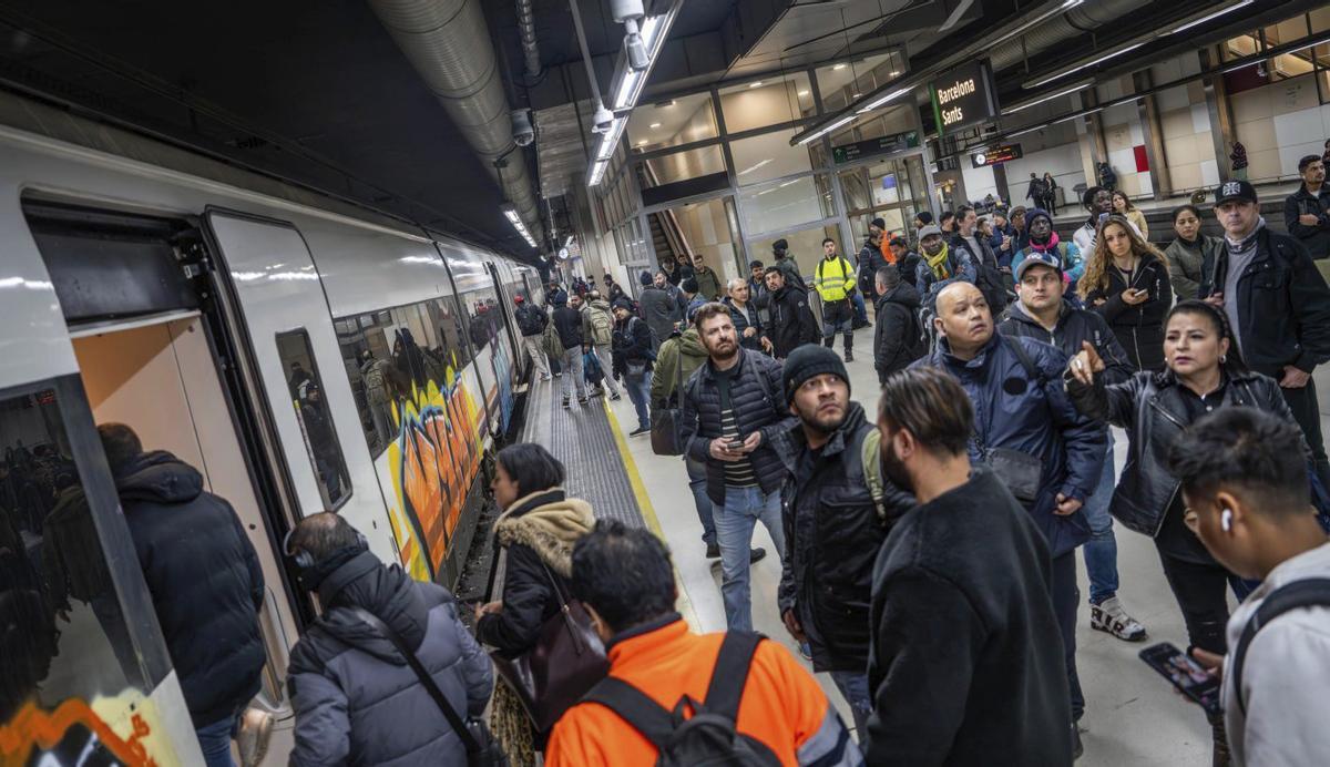 Rodalies recupera dos milions de viatgers després de la crisi de Gelida