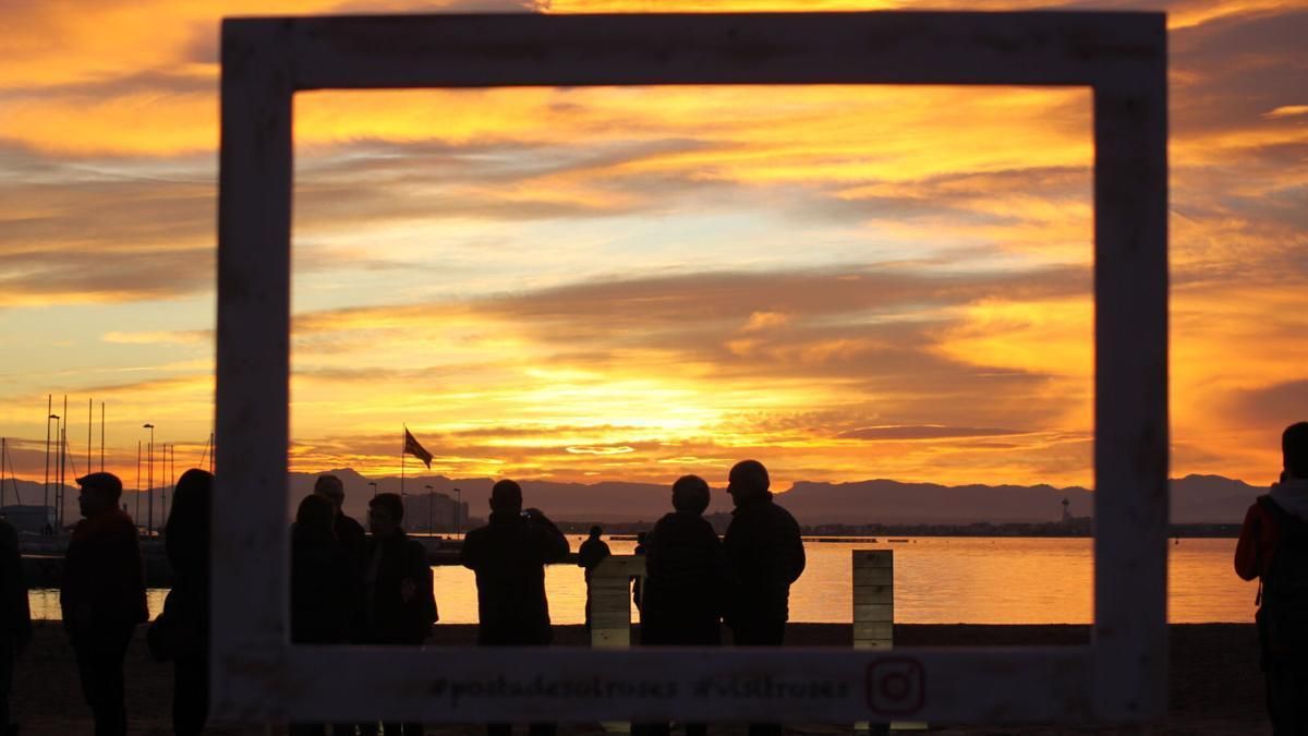 Una posta de sol a Roses.