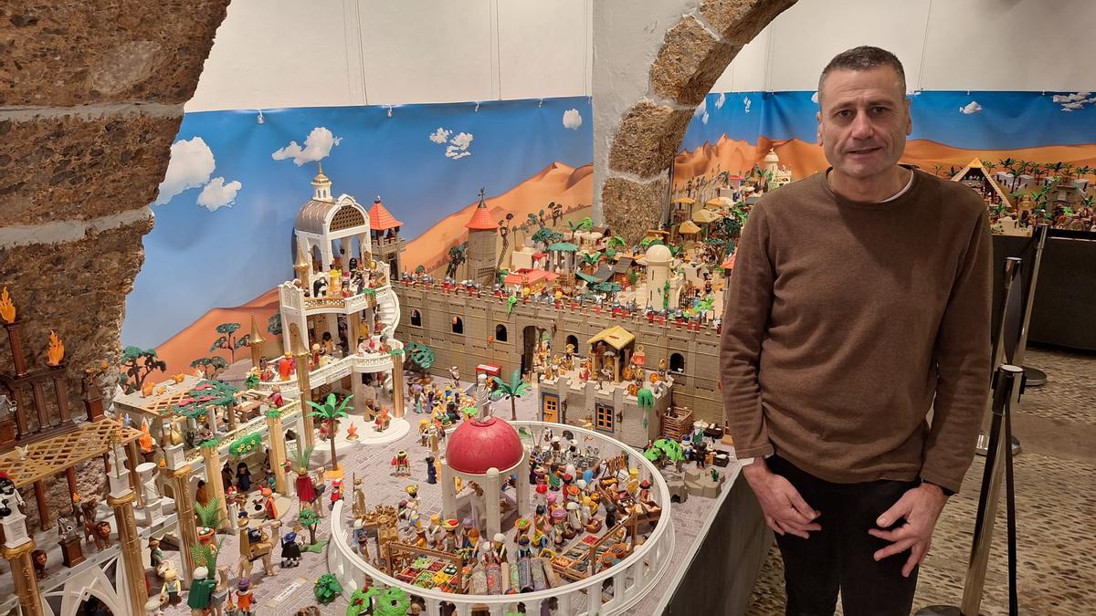 Las imágenes del gran belén de Playmobil de Diego Pérez en Vila-real