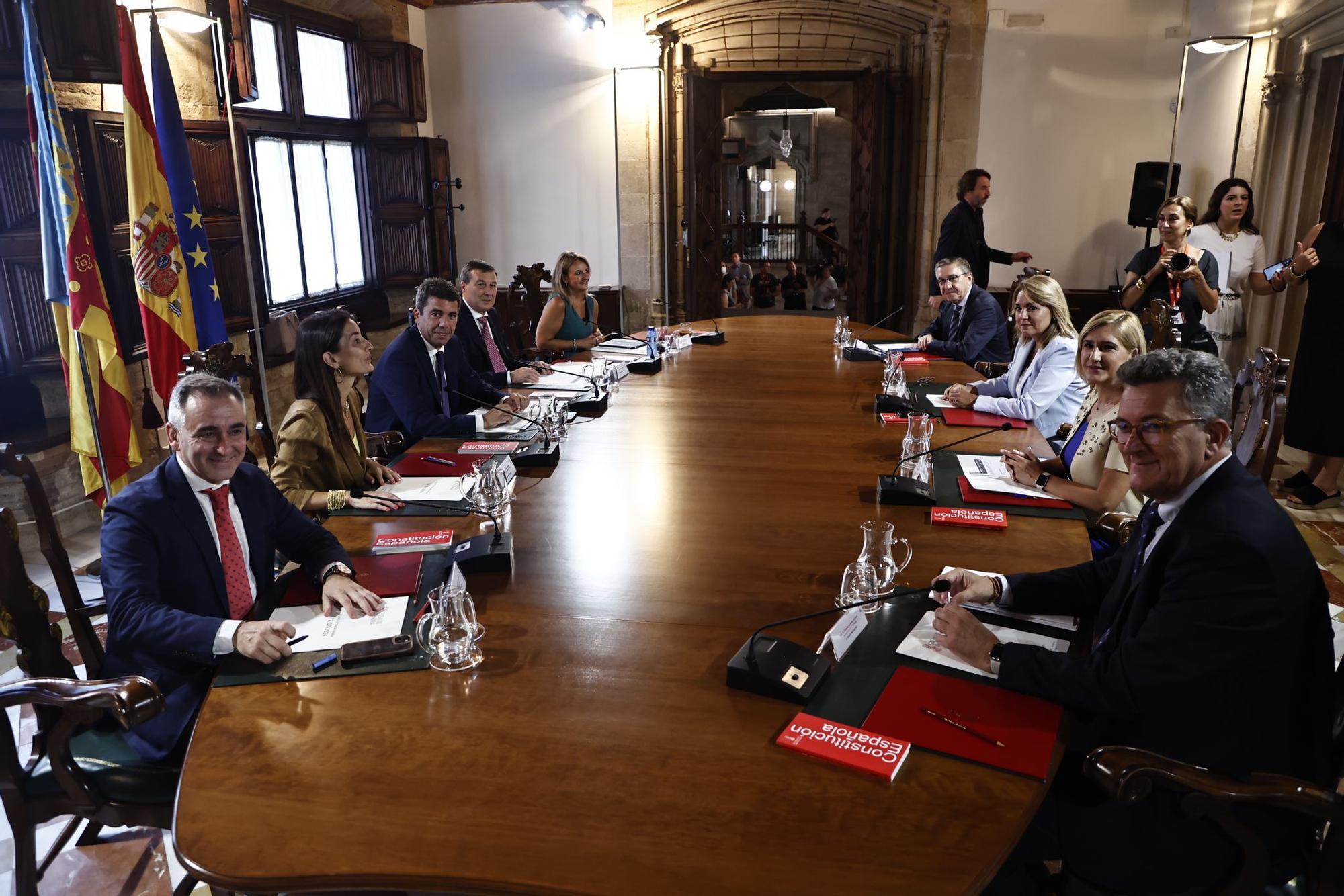 Comparecencia de Carlos Mazón desde el Palau de la Generalitat