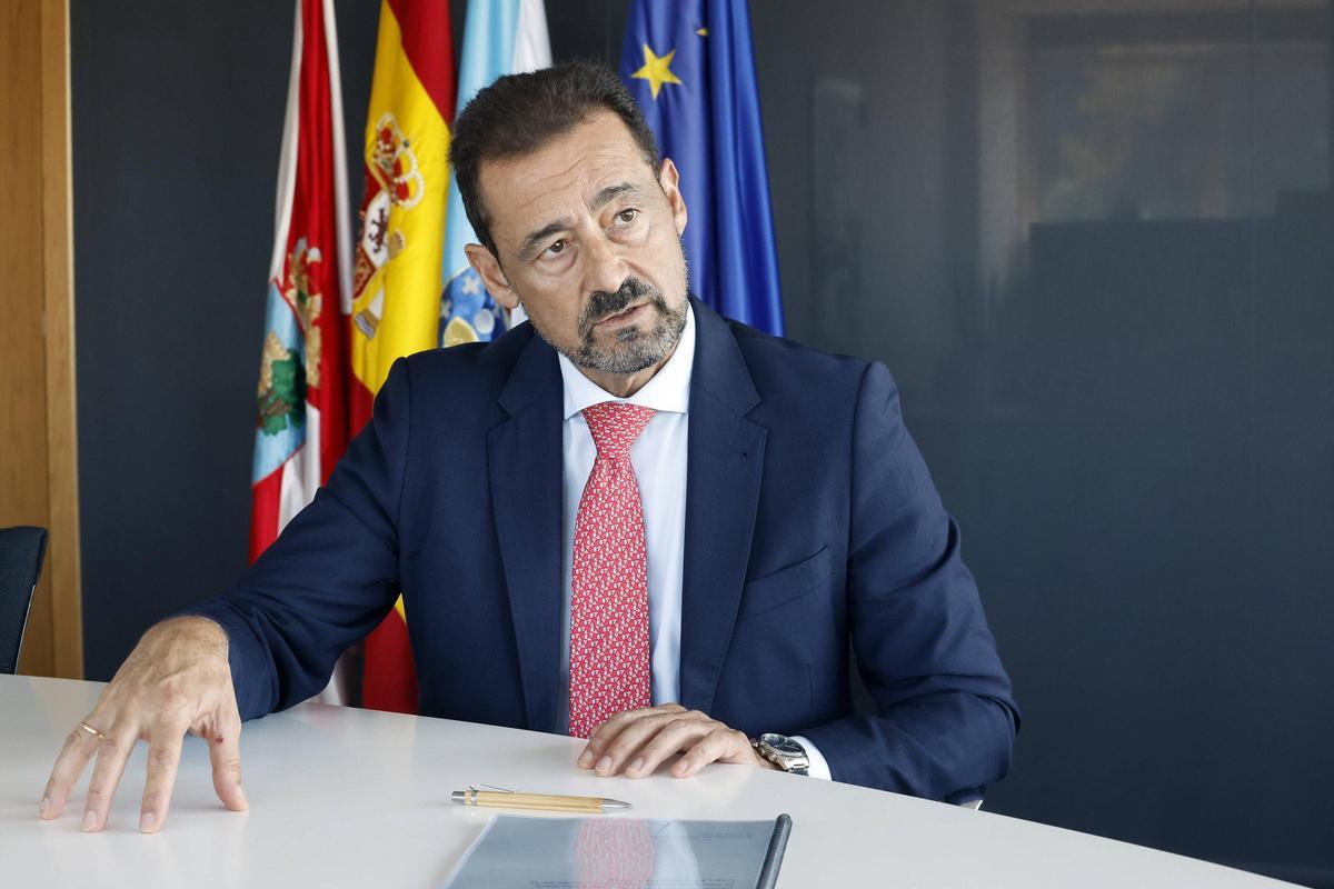 El abogado Eduardo Gamero durante su entrevista con FARO este martes en Vigo