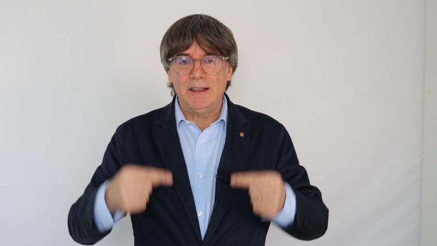 La reacció del president Carles Puigdemont després de la votació d’ahir al Congrés sobre el traspàs de competències en immigració.