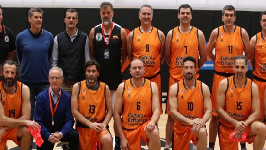 Los veteranos del Madrid y el Valencia Basket se medirán en Caravaca 