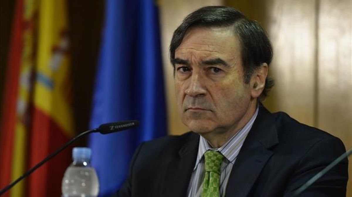 Pedro J. Ramírez, durant una conferència de premsa, el desembre passat.