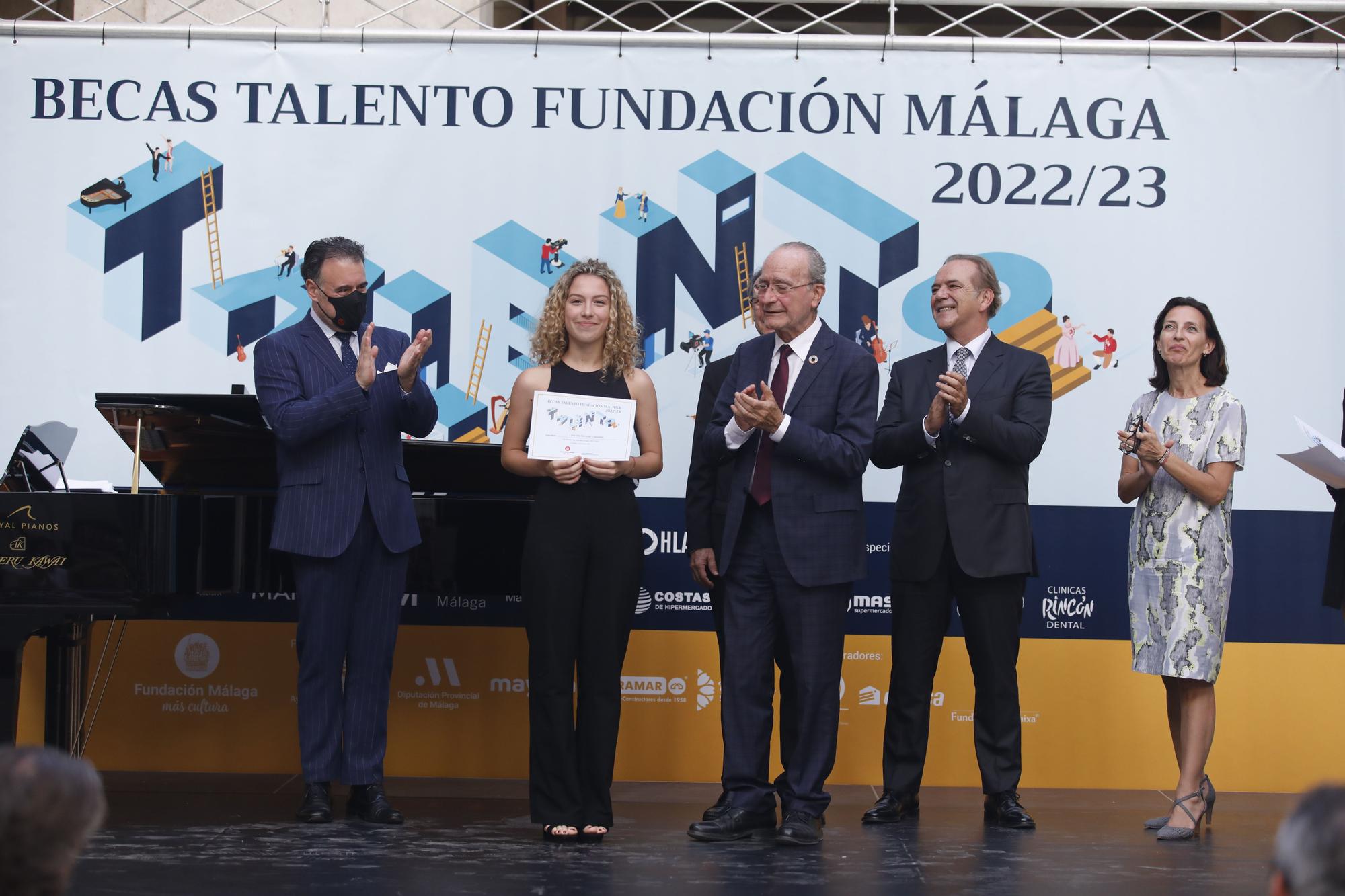 Entrega de las becas talento de la Fundación Málaga 22/23