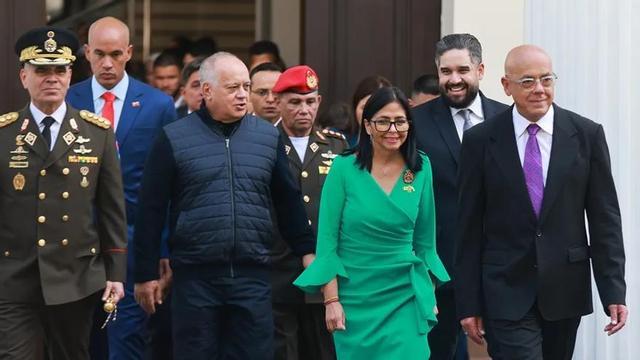 La presidenta encargada de Venezuela, Delcy Rodríguez, en una fotografía de este lunes.