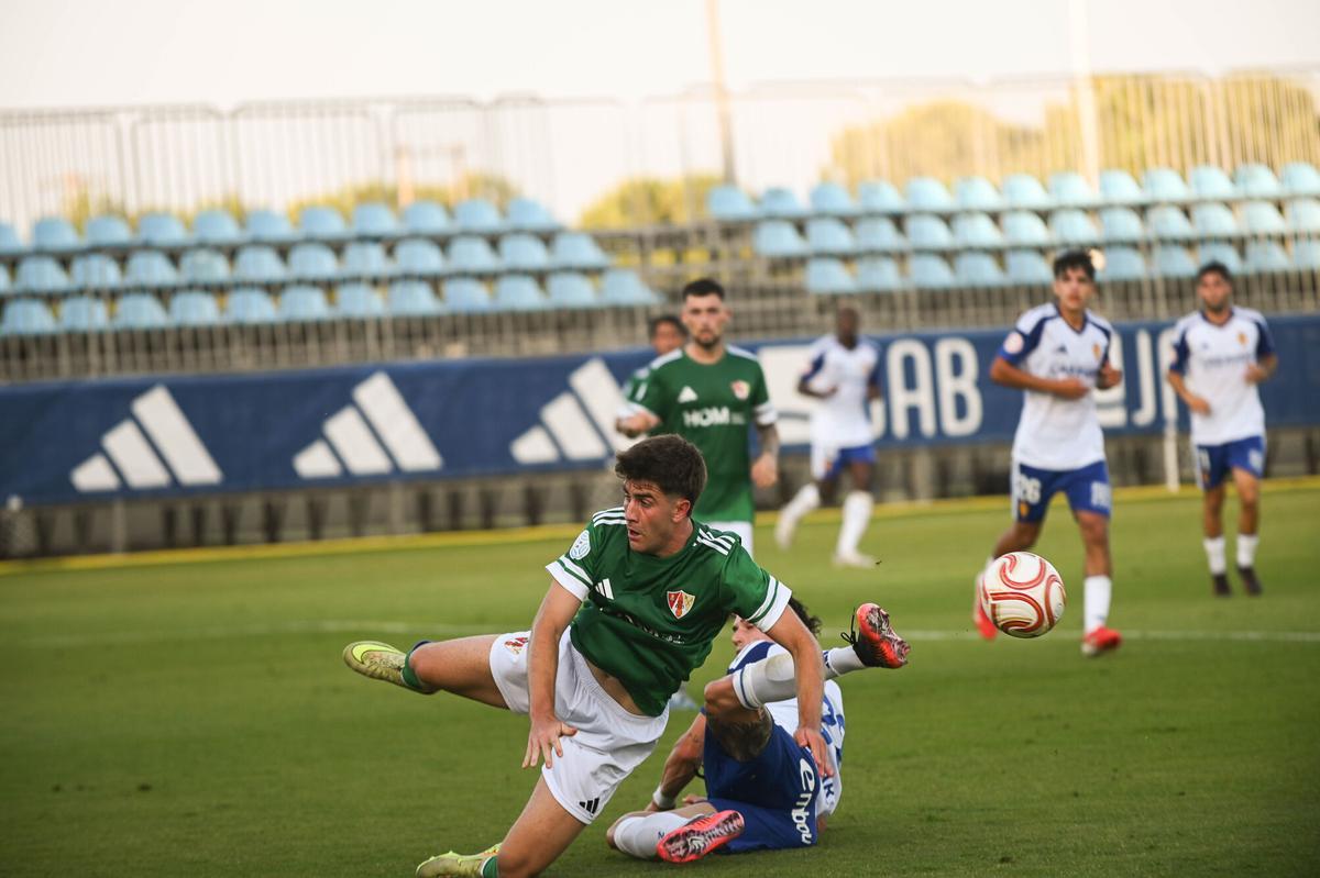 Amistoso entre el Real Zaragoza y el Barbastro en la Ciudad Deportiva