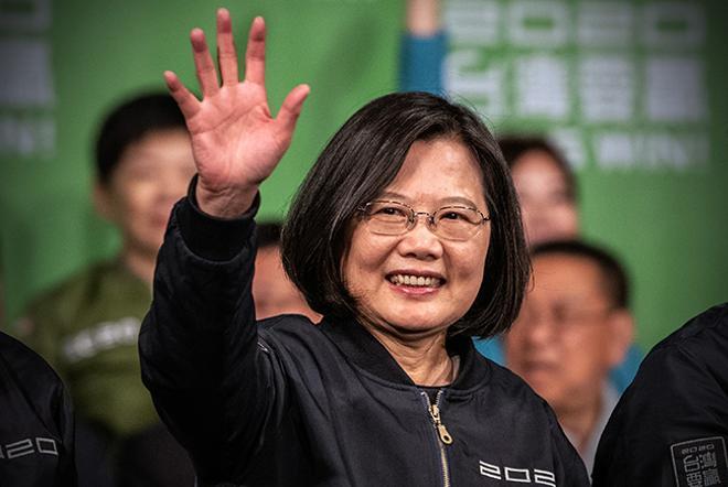 La primera ministra de Taiwán Tsai Ing-wen