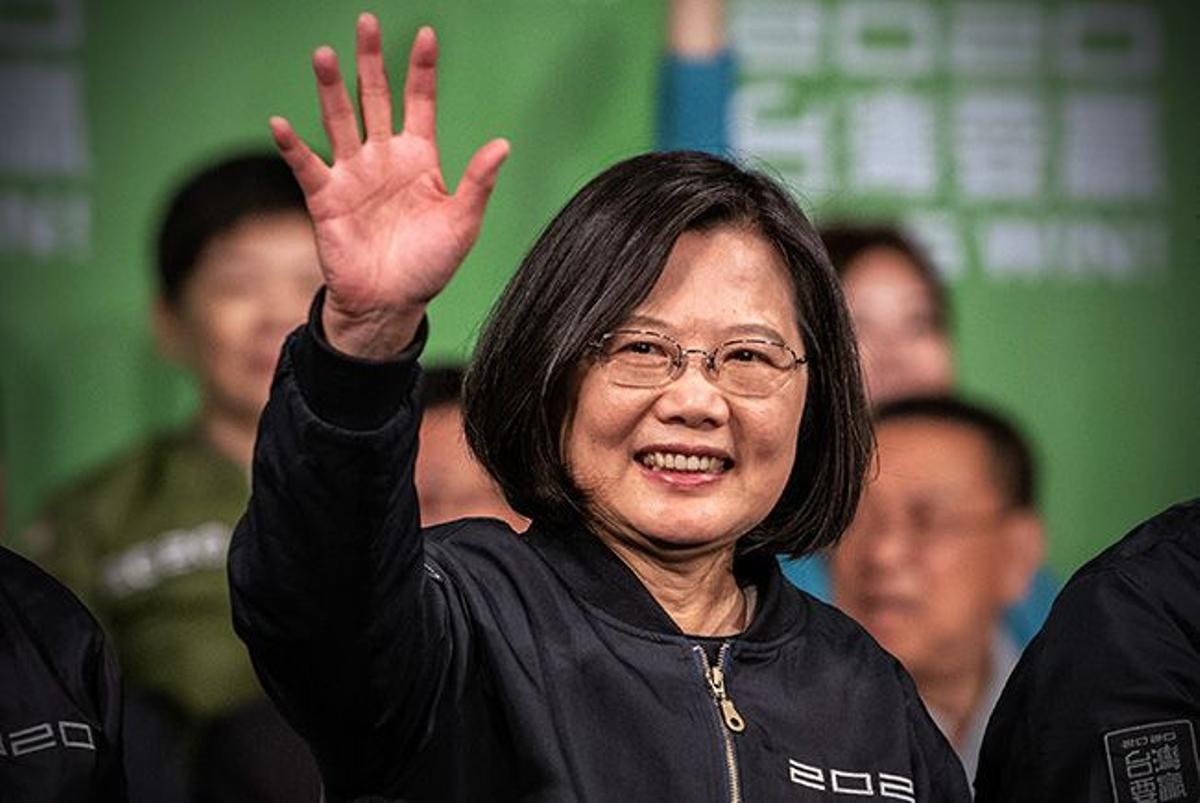 La primera ministra de Taiwán Tsai Ing-wen