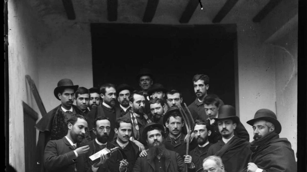 Ramón y Cajal y el «Gaster Club» | FOTO LEGADO CAJAL 1887 