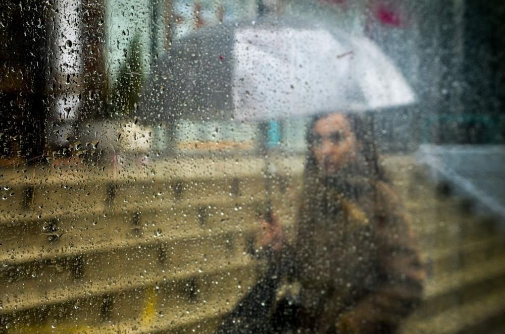 Las imágenes del temporal en A Coruña este sábado