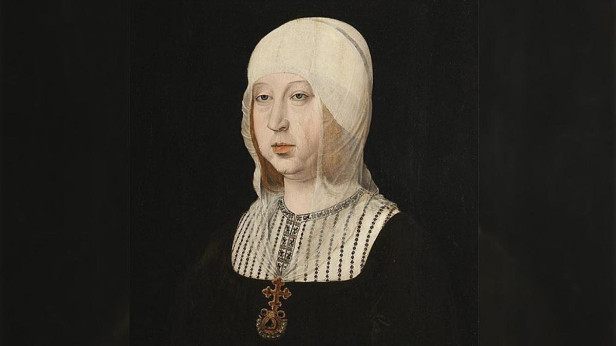 Retrato de Isabel de Castilla, pintado por Juan de Flandes