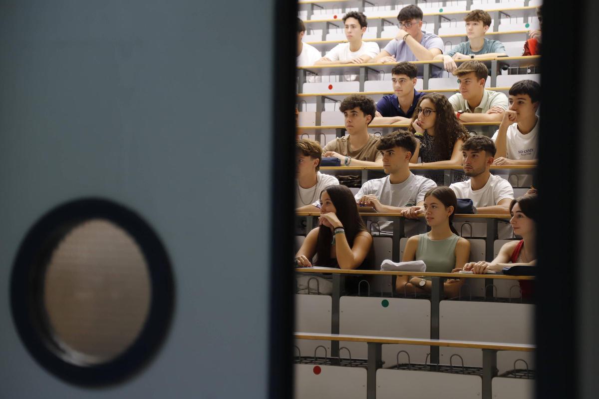 Aulario de Rabanales, al inicio de este curso 2025-26.