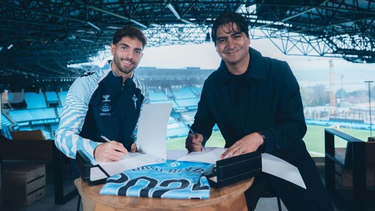 El Celta renueva a Javi Rueda hasta 2029