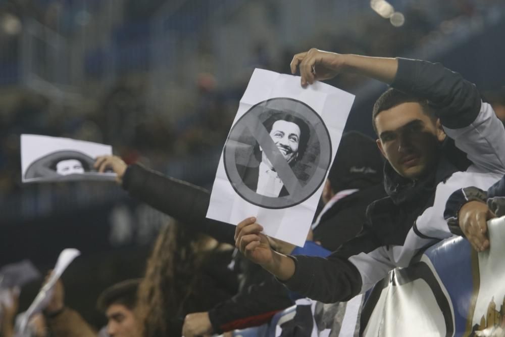 Partido del Málaga CF y la Ponferradina en La Rosaleda.