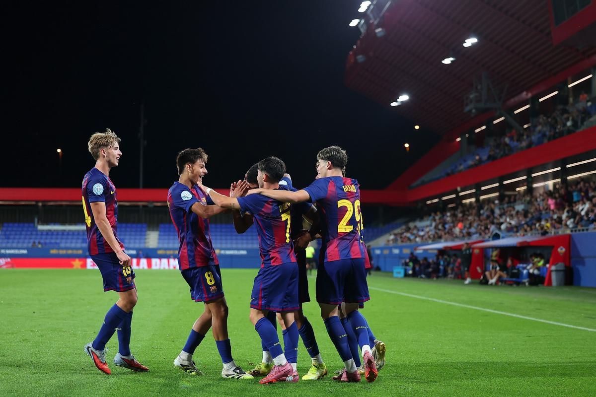 Las mejores imágenes del Barça Atlètic vs Castellón B (4-0)