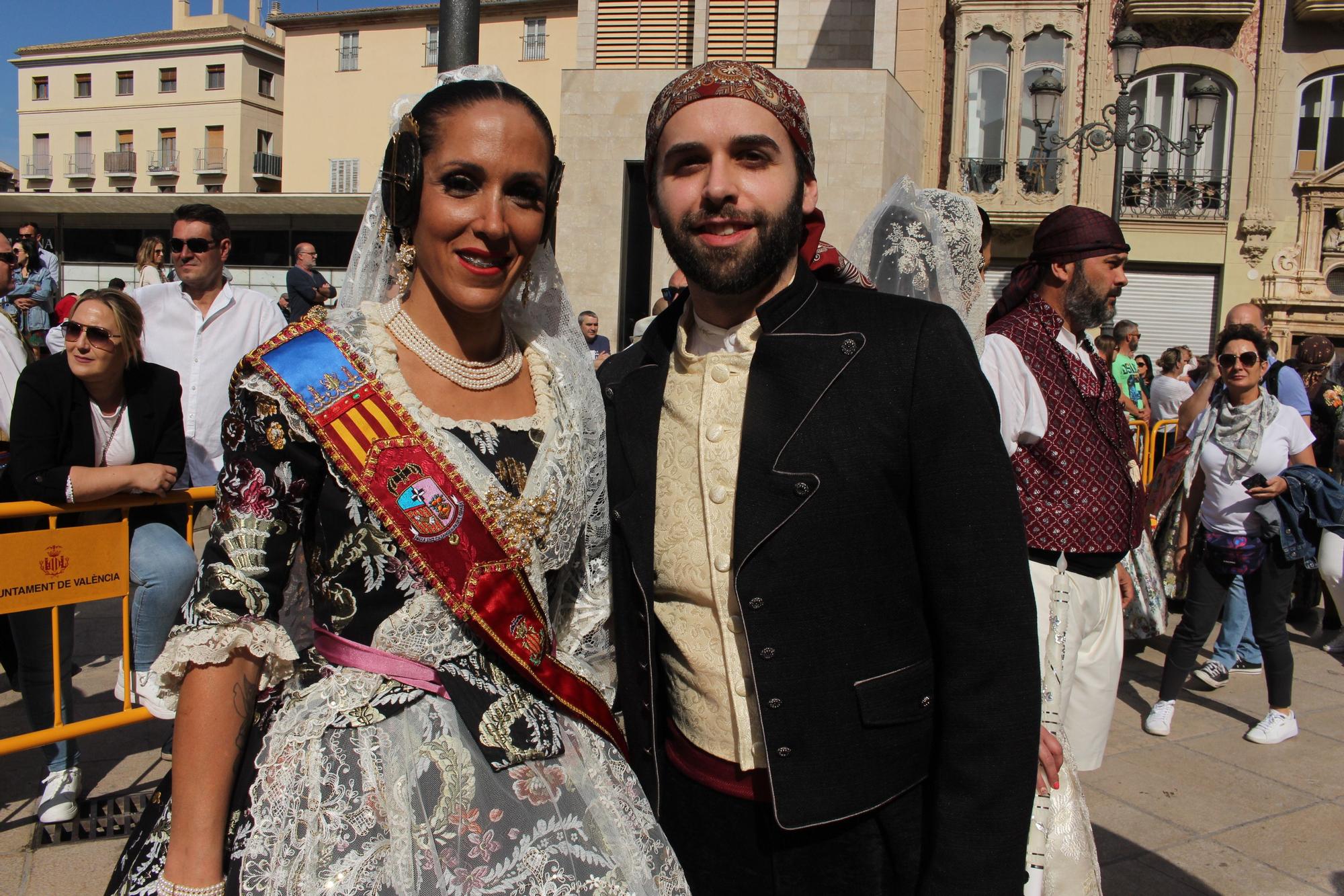 La fuerza de las Fallas en la Procesión de la Virgen (I)