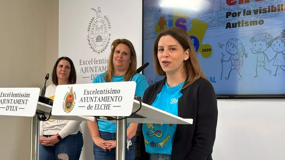 Elche marcha por el autismo con exigencias a Sanidad y Educación: "¡Qué se cumpla la ley!"