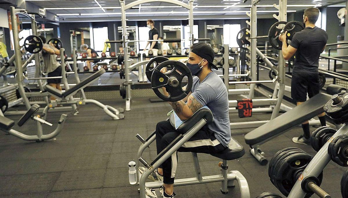 Usuarios del gimnasio Vivagym