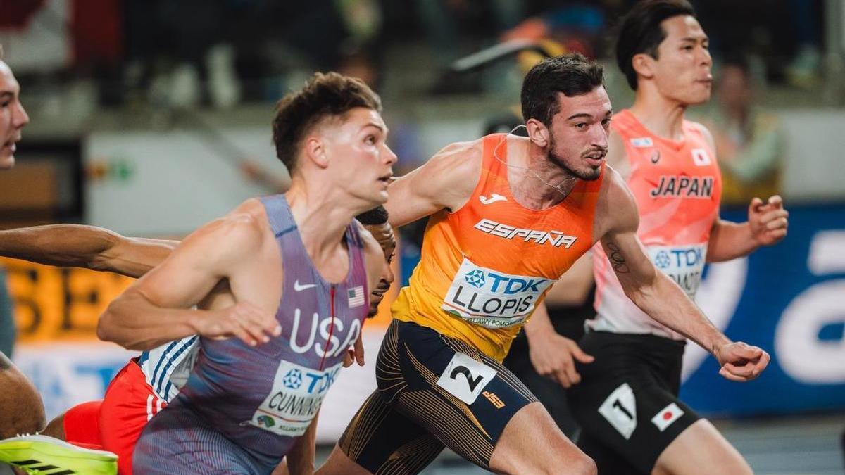 Quique Llopis valora su histórica medalla de plata en el Campeonato del Mundo indoor en los 60 metros vallas