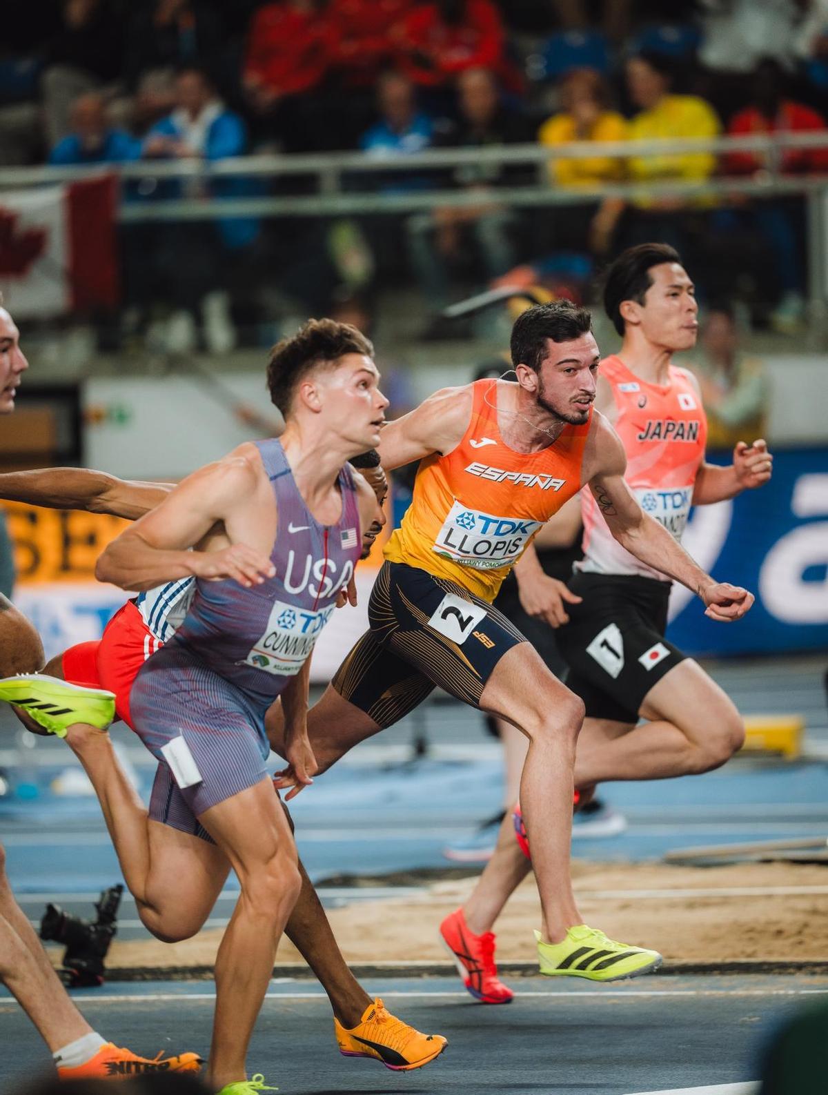 Quique Llopis, en un Mundial que pasa a la historia del atletismo valenciano y español.