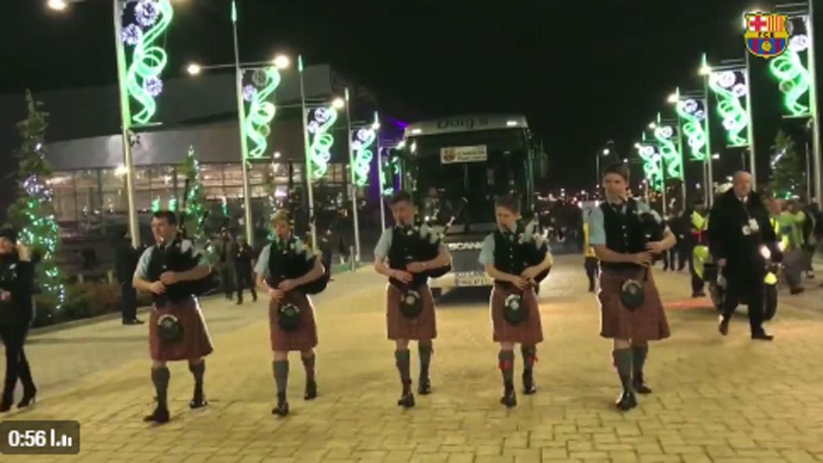 Así fue la llegada del Barcelona