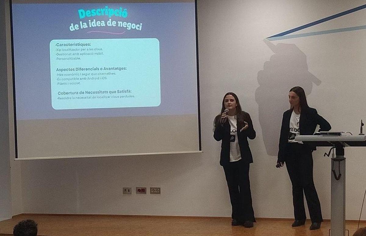 Aroa y Haize defendieron el proyecto empresarial