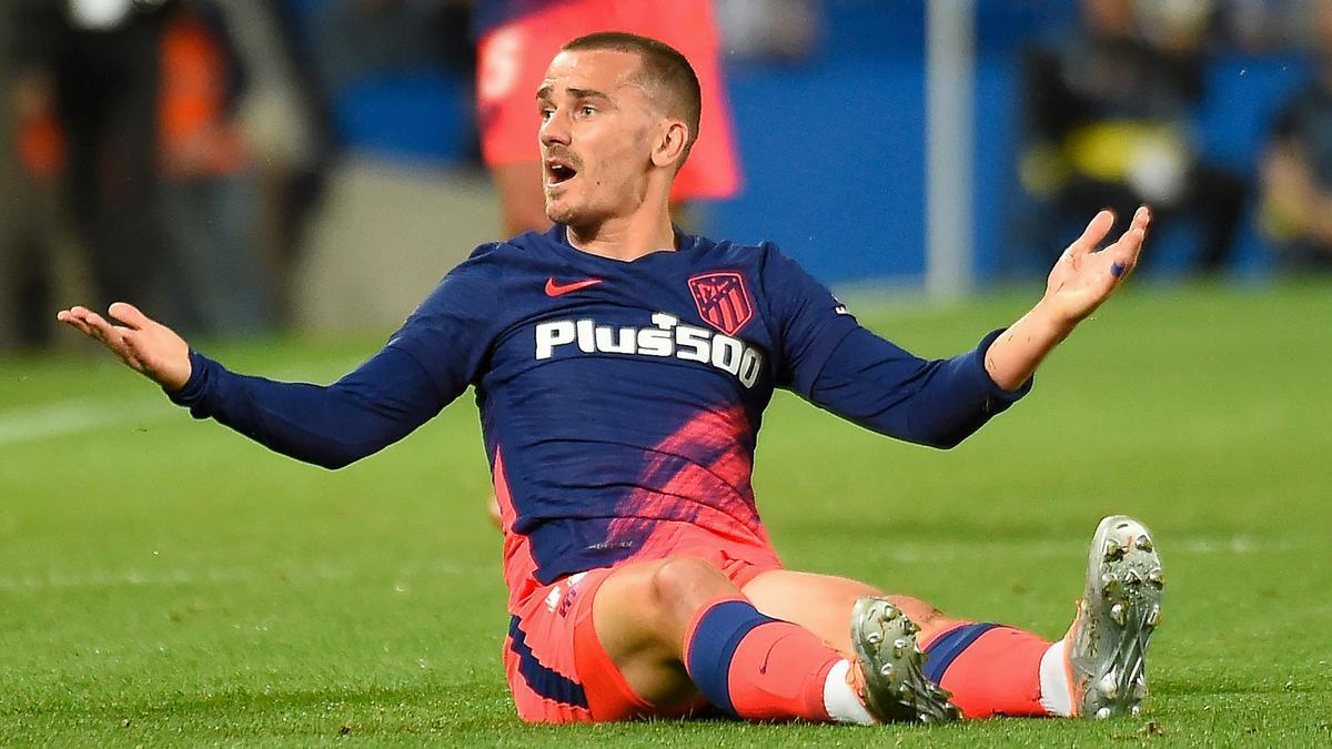 Antoine Griezmann, durante un partido del Atlético de Madrid