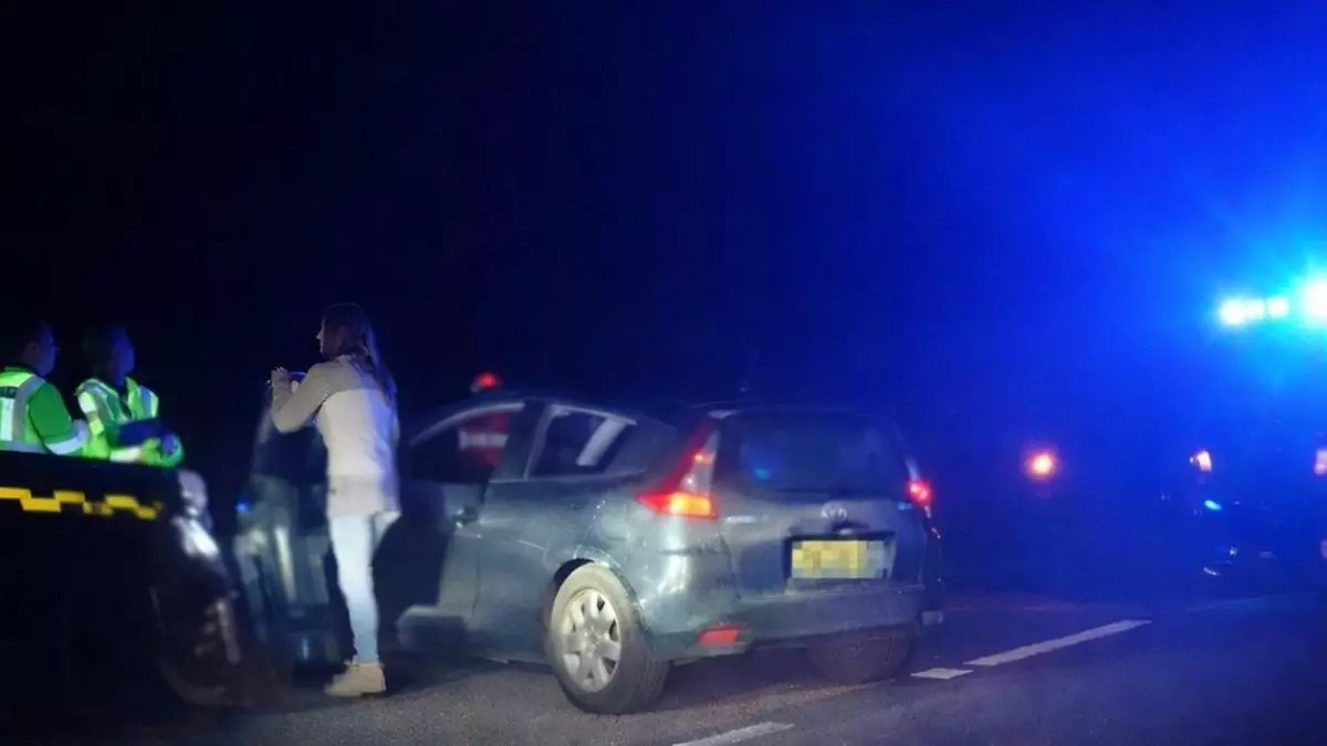 Vista de la N-432 tras el accidente mortal ocurrido en Córdoba a la altura del Lobatón