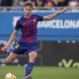 Tommy Marquès en le partido del Barça Atlètic ante el Reus