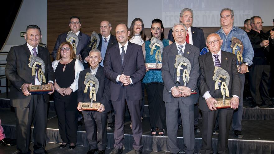 Los premiados en la pasada edición de los galardones