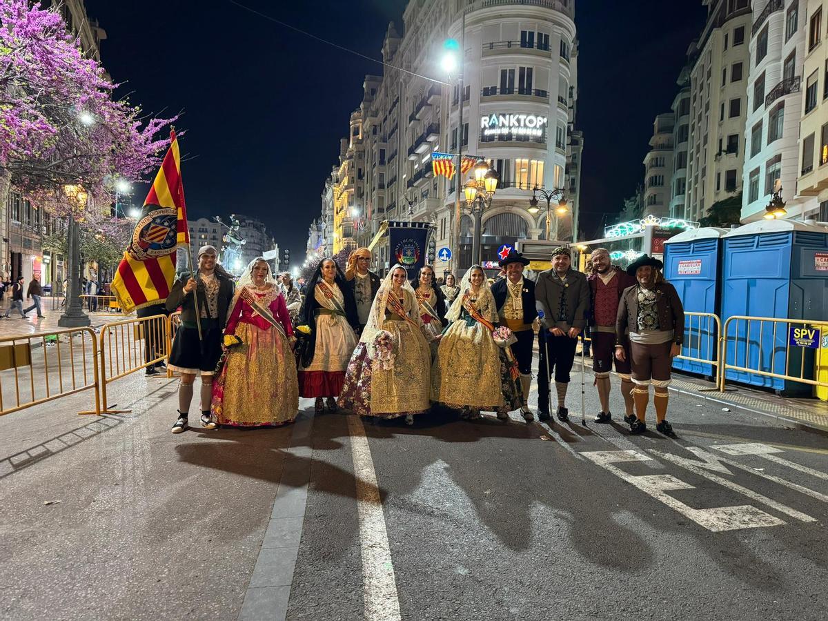 La delegación fallera de Sagunt, en València.