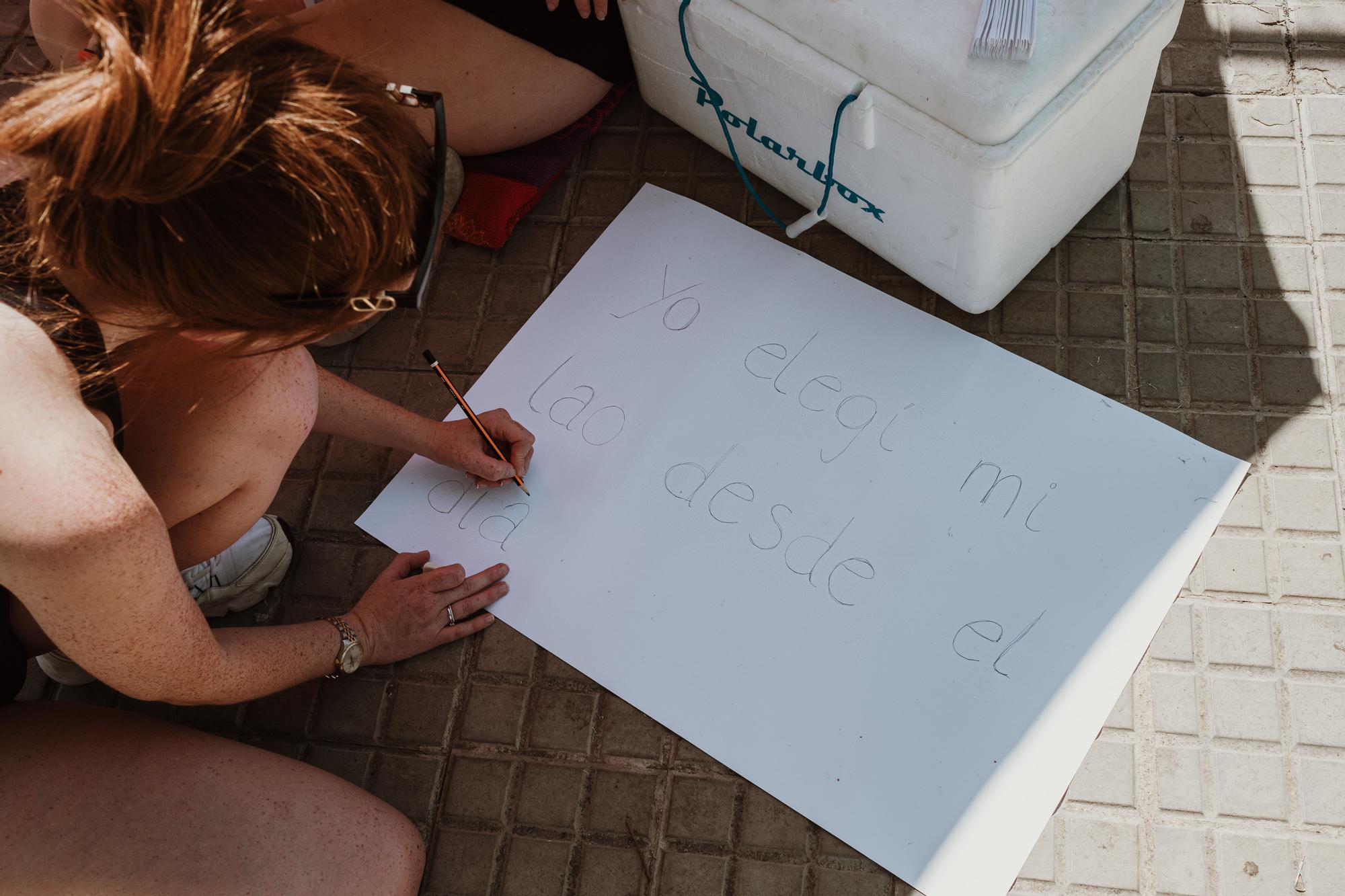 Largas colas antes del concierto de Rosalía en Palma