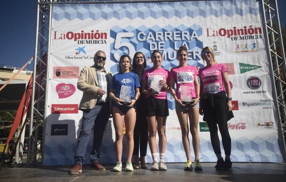 Carrera de la Mujer de Murcia. Pódium