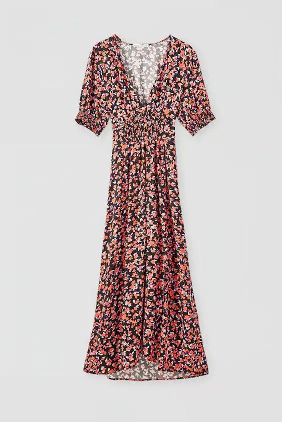 Vestido midi estampado, de Pull&Bear