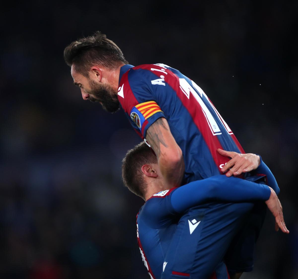 Las imágenes de la victoria del Levante UD Las imágenes de la victoria del Levante UD