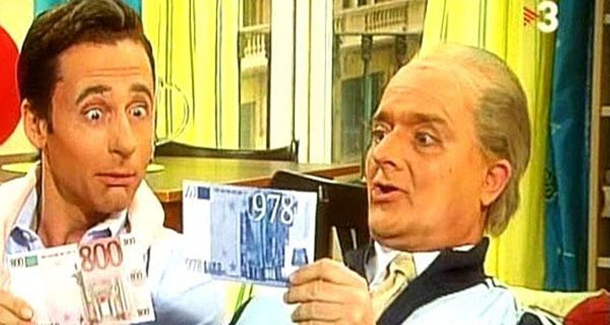 El gendre col·loca al seu sogre un bitllet de 800 euros (TV-3).