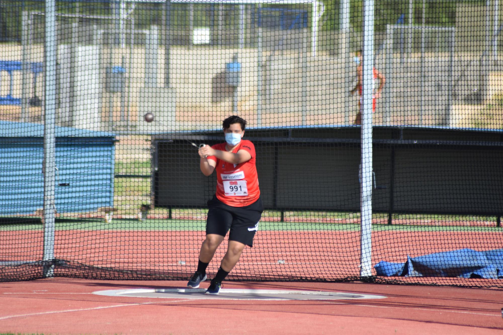 Control de atletismo en Alhama