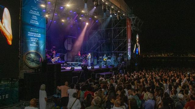 Concierto de Vetusta Morla, en la clausura del Festival Noroeste 2024, en Riazor. | | GERMÁN BARREIROS/R.A.