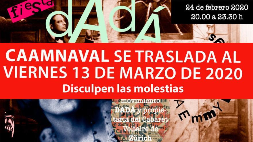 La fiesta de CAAMNAVAL 2020 se aplaza al 13 de marzo debido al mal tiempo