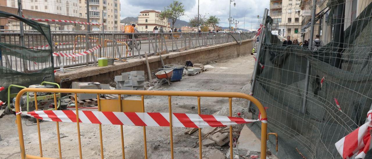 Pasillo de Santa Isabel y Carretería con un pequeño tramo de acceso para peatones.