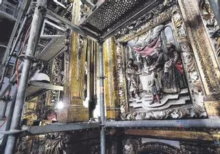 La Catedral culminará en mayo la restauración de dos de sus retablos más emblemáticos