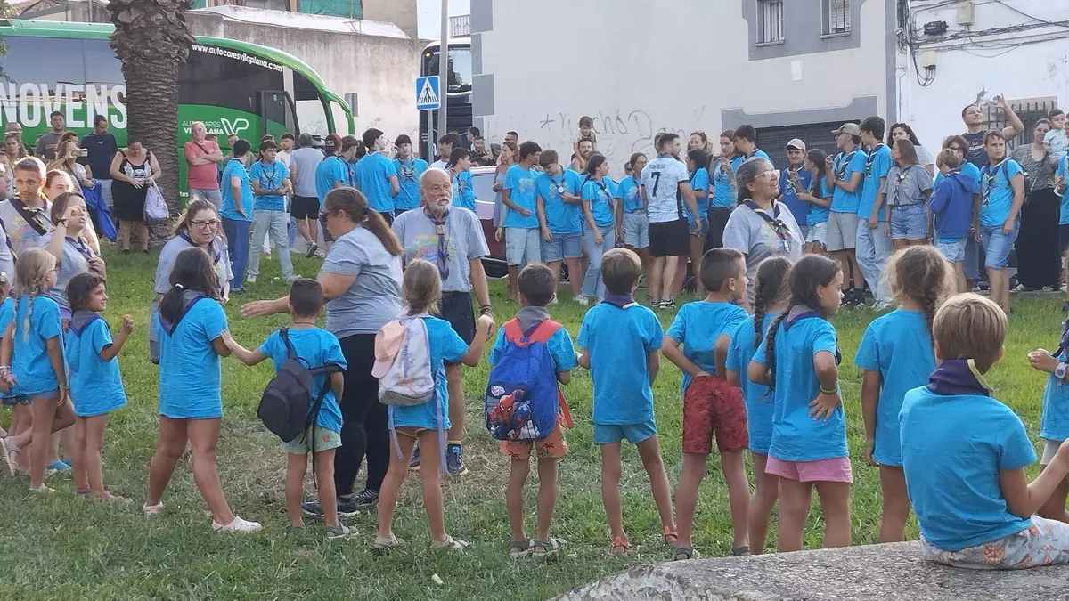 Hablan los protagonistas del campamento evacuados en Valdecaballeros: «Qué campamento más guay»