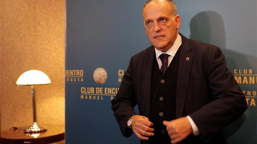 Tebas descarta un fallo en el control económico de LaLiga