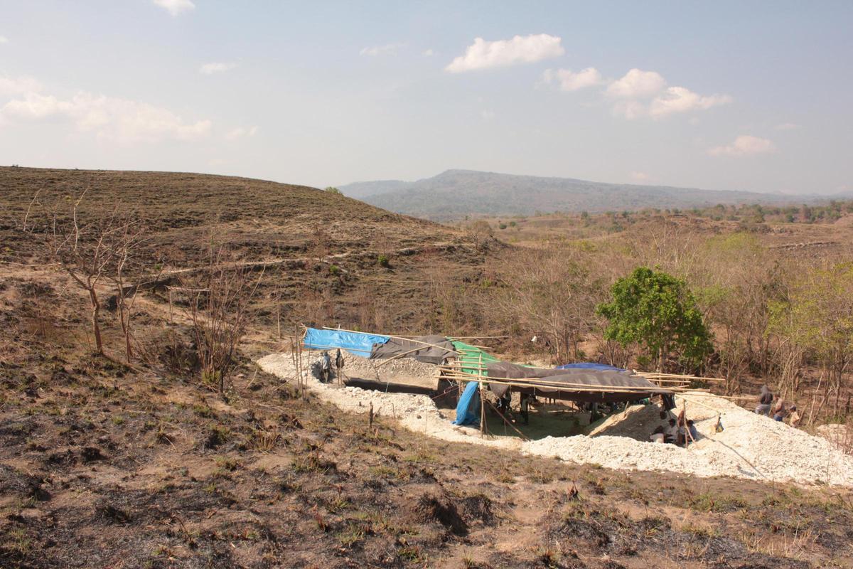 Yacimiento arqueológico de Mata Menge, en la Isla de las flores de Indonesia.