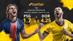 PSG vs. Borussia Dortmund: horario, TV, estadísticas, clasificación y pronósticos