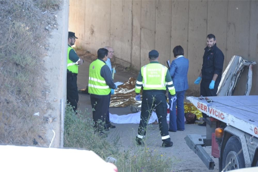 Grave accidente en la autovía Lorca-Águilas