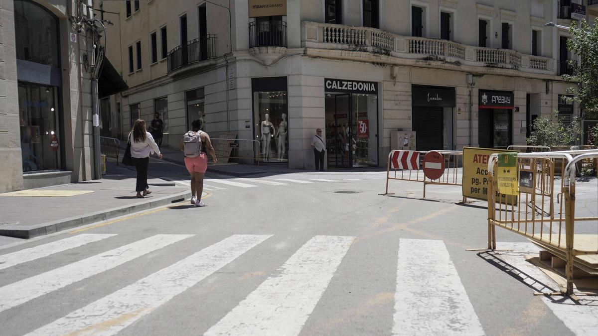 Dilluns la maquinària entrarà al tram central del Guimerà, la darrera fase d'obres