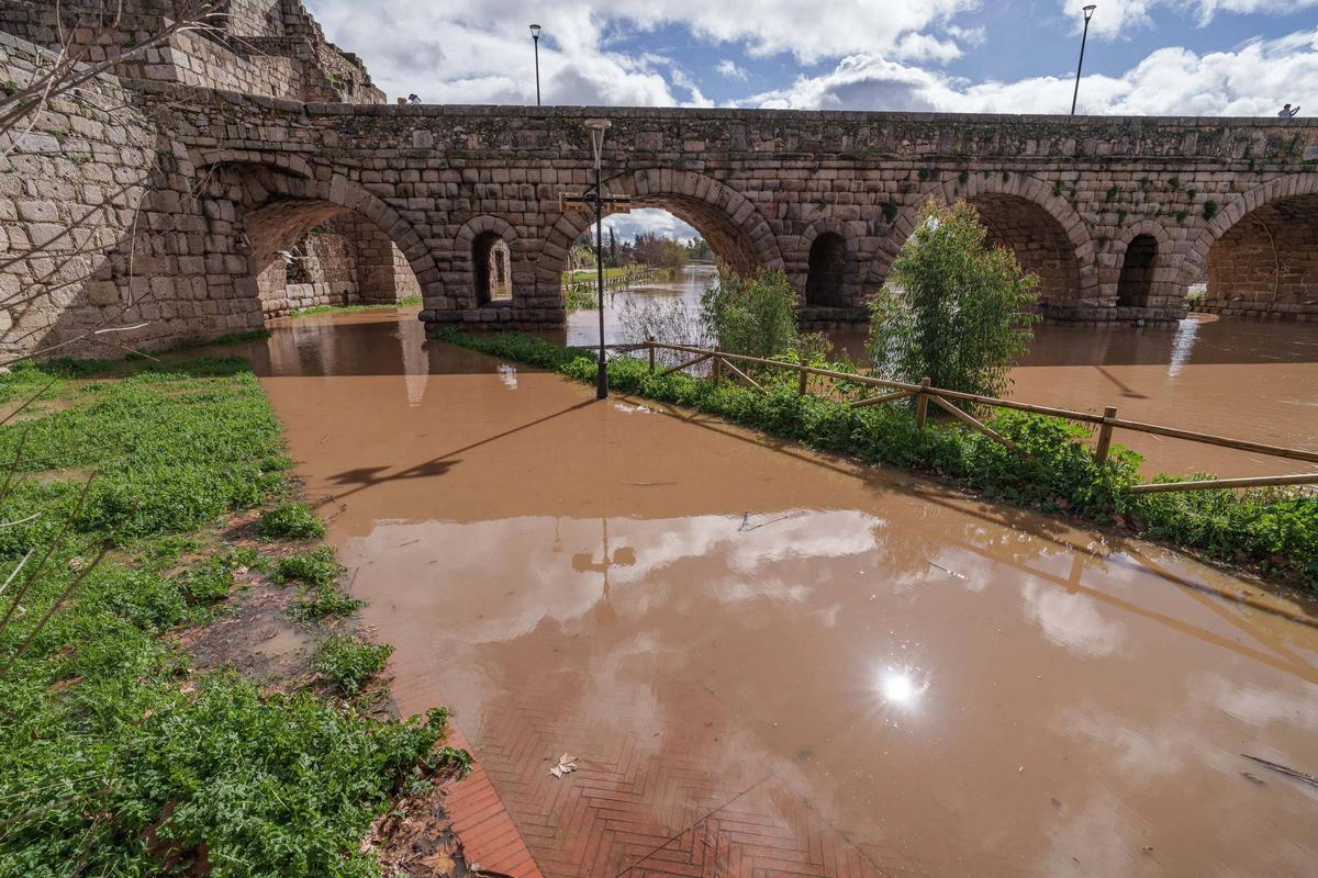 El Guadiana y el Puente Romano de Mérida: belleza pura
